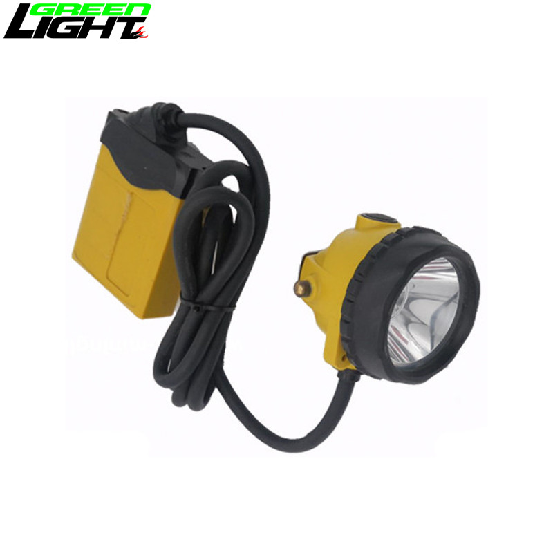 25000 Lux Miners Cap Lamp High Beam IP68 Impact Resistant 10.4Ah Battery