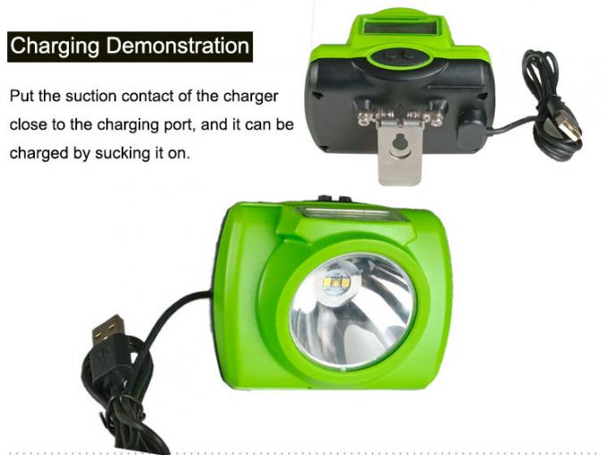 6.8Ah 3.7V 15000 LUX 1200 Cycles MSHA Approved LED Mining Light Ip68 Waterproof