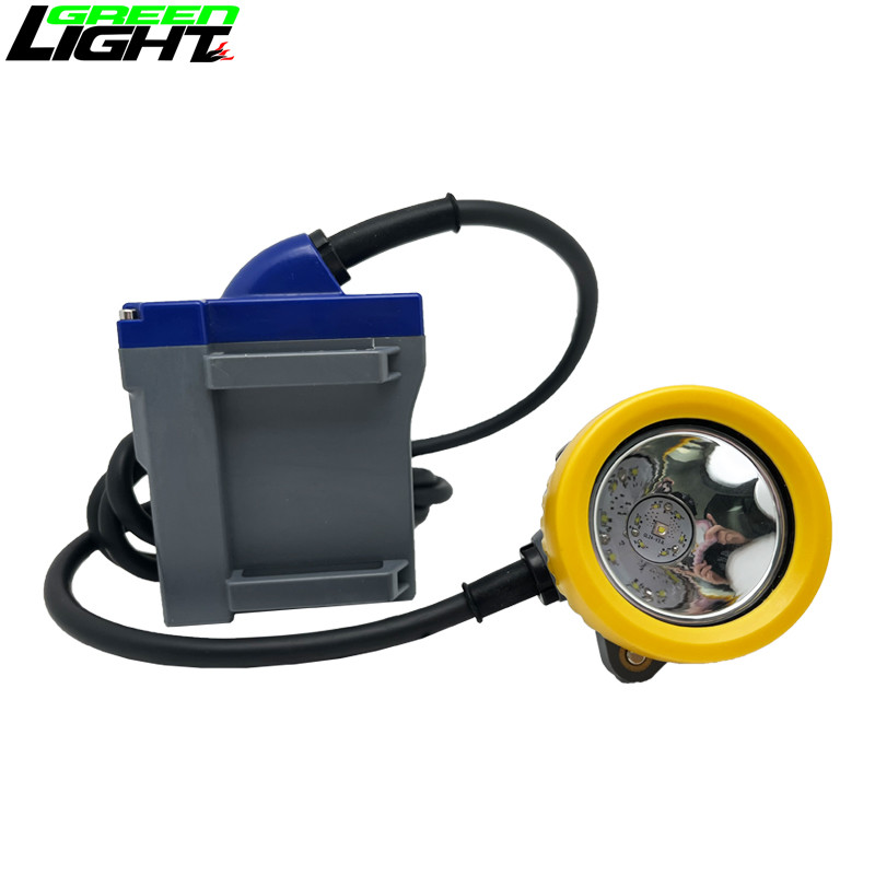 Best 1000 Cycles Rechargeable Ip68 6.6Ah 15000 LUX Mining Cap Light ABS 420g 14-16 hrs Working Time wholesale