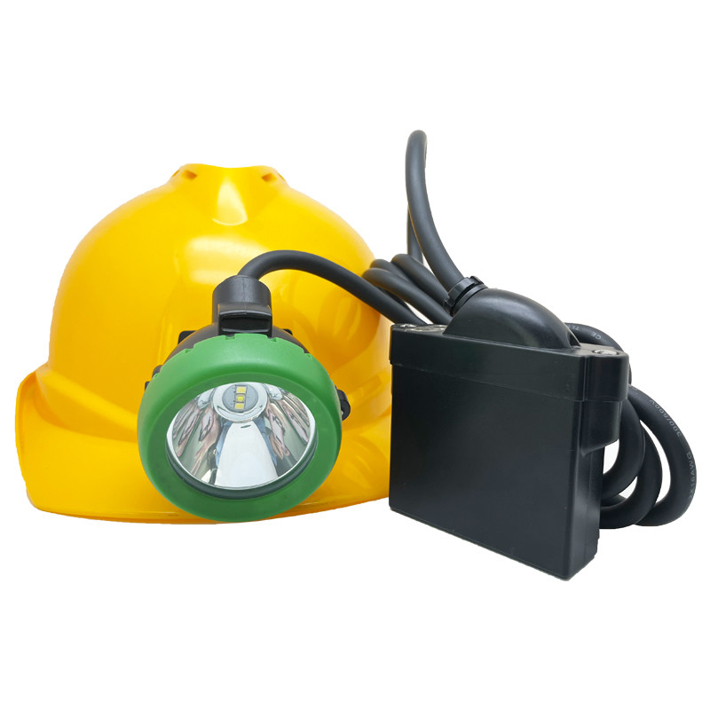 ATEX 10.4Ah 25000lux Mining Hard Hat Light Cordless 1000 Cycles IP68 Waterproof 1000 Lumens 450g