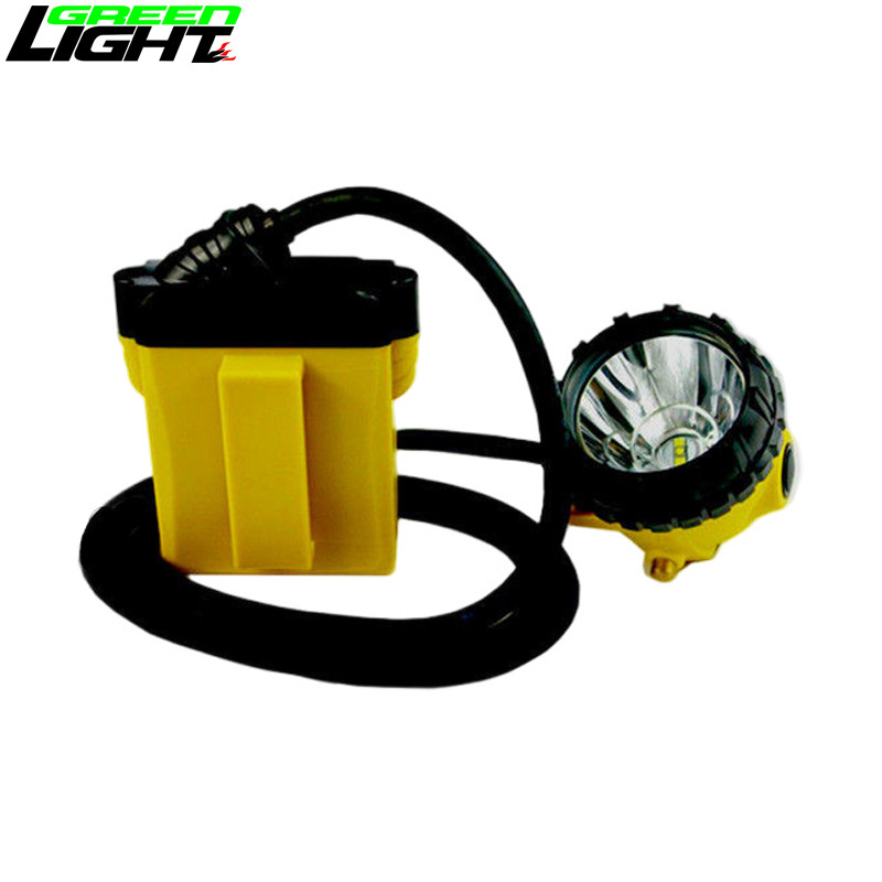 ATEX 10.4Ah 25000lux Mining Hard Hat Light Cordless 1000 Cycles IP68 Waterproof 1000 Lumens 450g