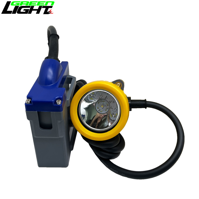 1000 Cycles Rechargeable Ip68 6.6Ah 15000 LUX Mining Cap Light ABS 420g 14-16 hrs Working Time