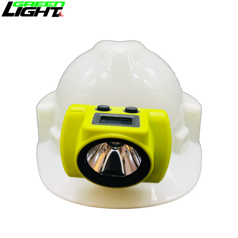 good quality 25000lux Coal Mine Lamp OLED Display 6.8Ah 3.7V 2.96W Ip68 Explosion Proof USB Charger 1200 Cycles wholesale