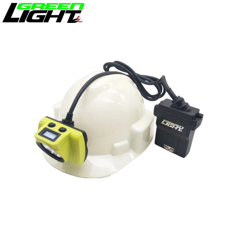 14Ah Big Battery Capacity Miners Hard Hat Lamp with plug&play cable 60hrs working time