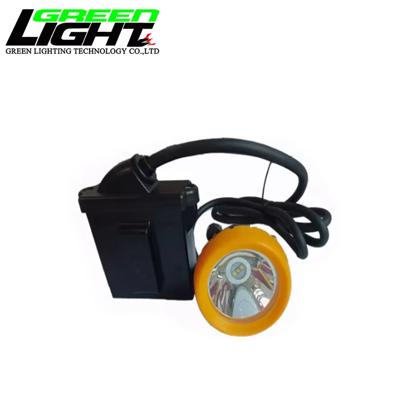 good quality 10000lux Rechargeable Mining Headlamp 7.8ah Underground Mining Lamp Corded Led Safety Cap Lamp wholesale