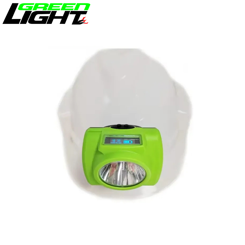 custom All In One Structure Intrinsically safe Miners Cap Lamp 30hrs Lighting Time 7Ah Mining Light online