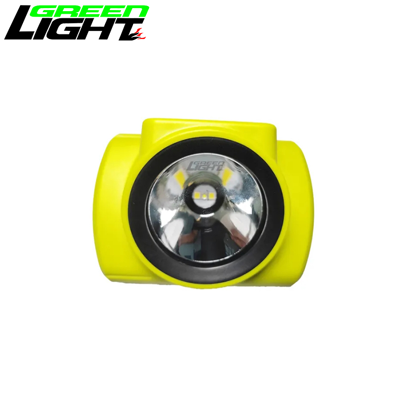 Premium Oled Display 7Ah 25000lux Cordless Led Helmet Lamp 30hrs Long Lighting Time