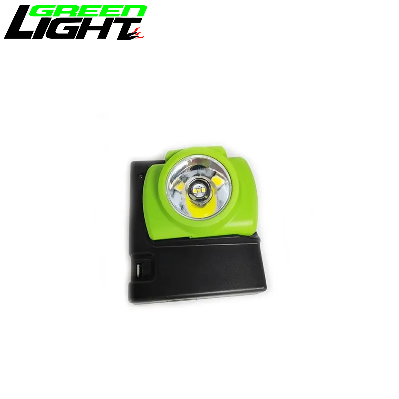 Portable Compact 15000lux Rechargeable Led Helmet Lamp OLED Display 7Ah Mining Lamp