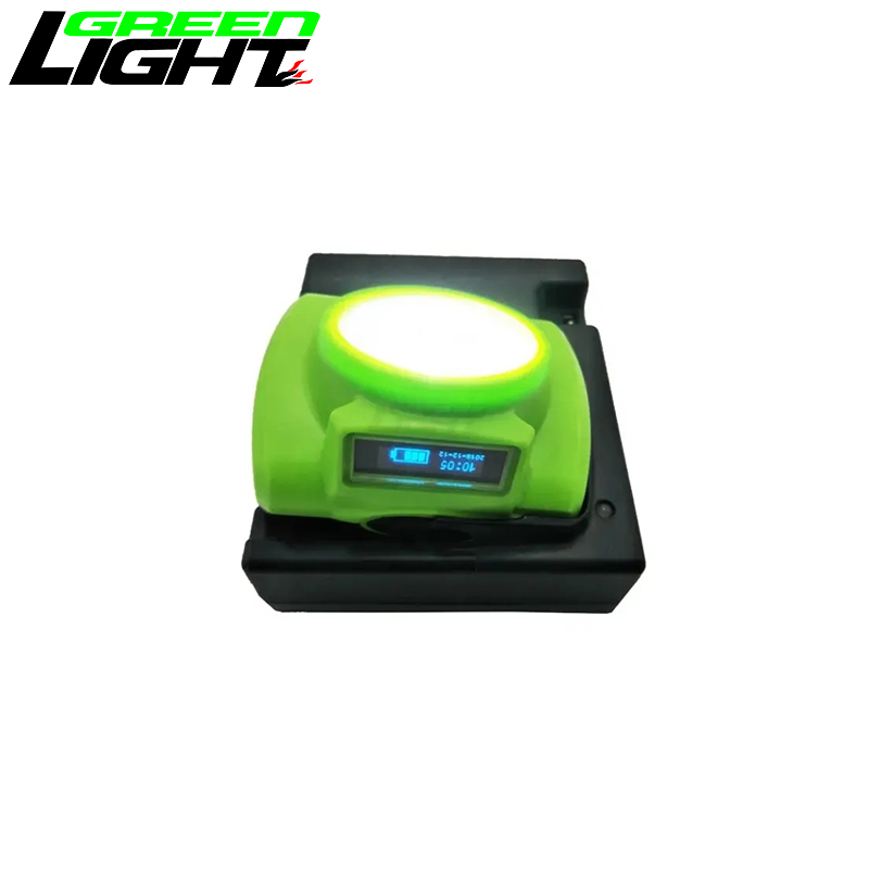 Waterproof IP68 Explosion-proof Coal Mining Headlamp Cree Led OLED Smart Screen Miners Light