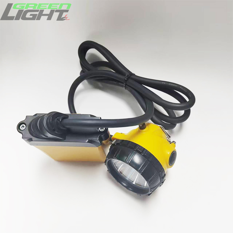 High Power 25000lux 3W Led Explosion-proof Miners Cap Lamp 10.4Ah Battery Capacity
