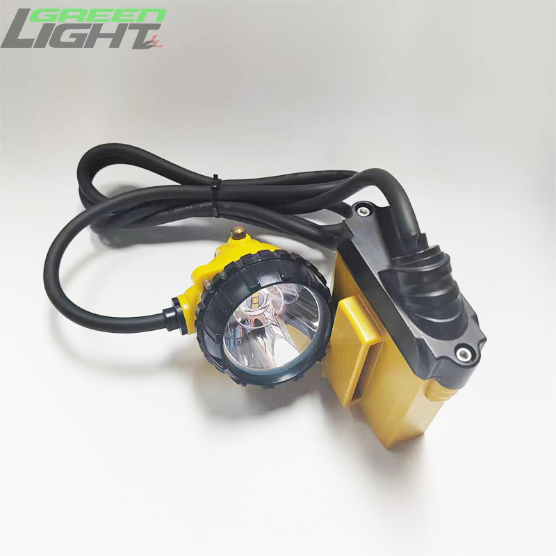 Best High Power 25000lux 3W Led Explosion-proof Miners Cap Lamp 10.4Ah Battery Capacity wholesale