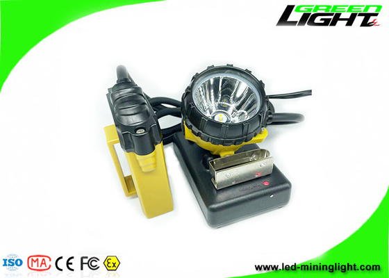 25000 Lux Mining Cap Lamp IP68 Waterproof Aluminum SAMSUNG Battery LED Rechargeable Headlamp Anti-static