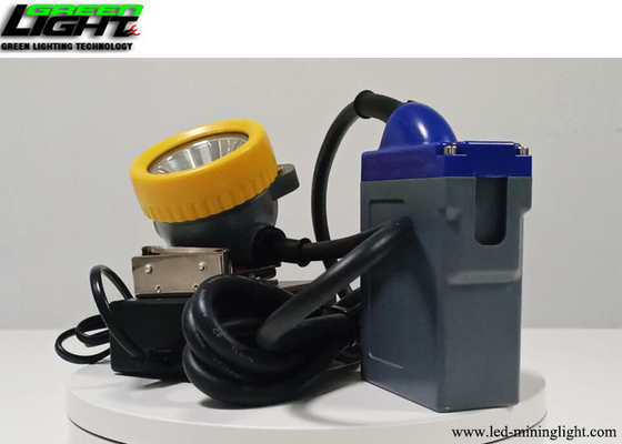 Laser Engraving LOGO Miners Cap Lamp 15000lux Flame Resistant IP68 With Cable