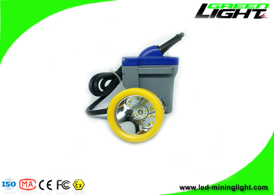 Rechargeable LED Underground Coal Mining Light 15000 Lux 6600 MAh 16hrs Long Working Time Headlamp