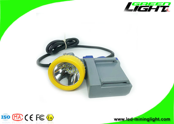 Rechargeable LED Underground Coal Mining Light 15000 Lux 6600 MAh 16hrs Long Working Time Headlamp