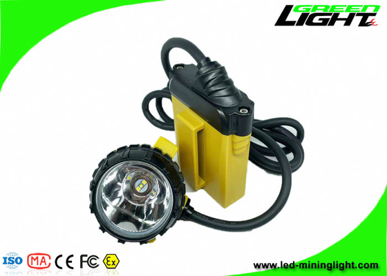 Explosion Proof Miners Cap Lamp 25000 lux IP68 Waterproof 10400Ah SAMSUNG Battery  3W Cree Led  Best Mining Headlamp