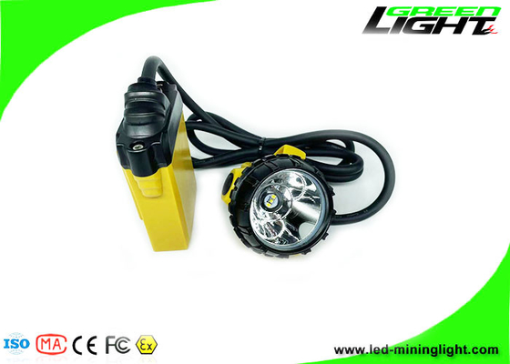 Explosion Proof Miners Cap Lamp 25000 lux IP68 Waterproof 10400Ah SAMSUNG Battery  3W Cree Led  Best Mining Headlamp