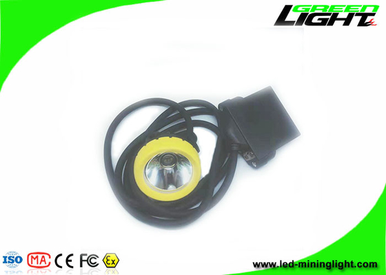 IP68 Waterproof Miner Cap Lamp 10000 Lux Supporting USB Charging 18 hrs Working Time For Underground Coal Mine