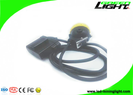 IP68 Waterproof Miner Cap Lamp 10000 Lux Supporting USB Charging 18 hrs Working Time For Underground Coal Mine