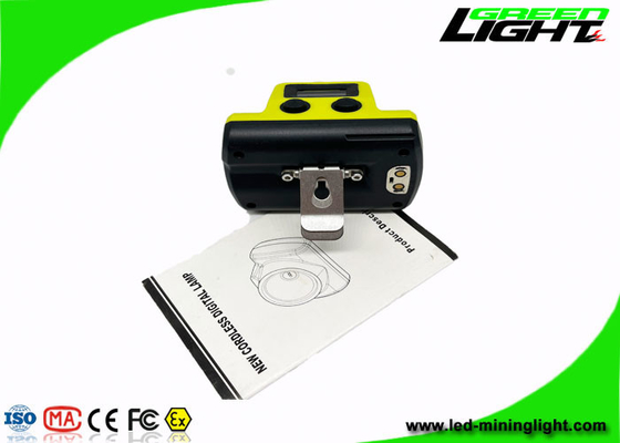 18000lux IP68 Waterproof Miners Headlamp Rechargeable With OLED Screen USB Charger