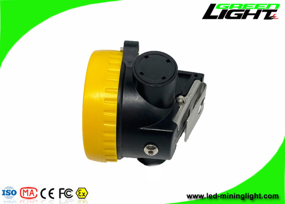 0.74W Portable LED Mining Light 96lum 5000Lux PTC Protected Rechargeable Miners Carbide Headlamp