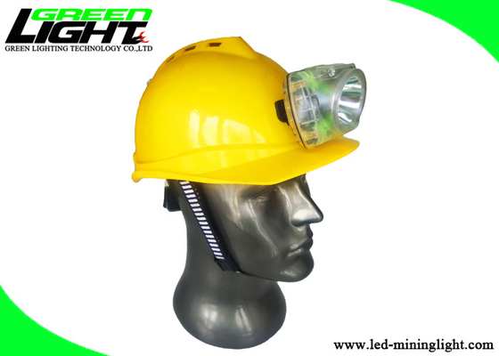 USB Rechargeable Coal Miner Headlight 232lum High Beam Lightweight ABS Shell
