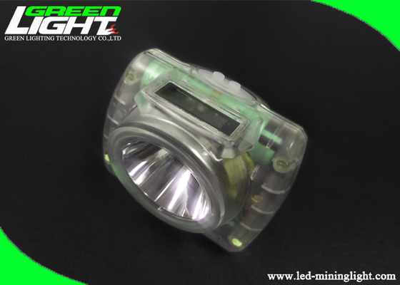 USB Rechargeable Coal Miner Headlight 232lum High Beam Lightweight ABS Shell