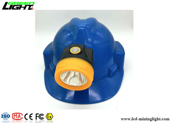 Mini Cordless Rechargeable Mining Cap Lamps 10000lux Lightweight Portable