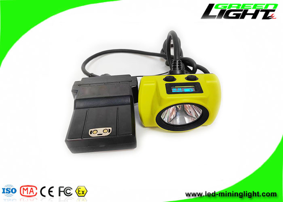 13600 MAh LED Miner Cap Lamp IP68 Waterproof 25000 Lux Coal Miners Headlamp
