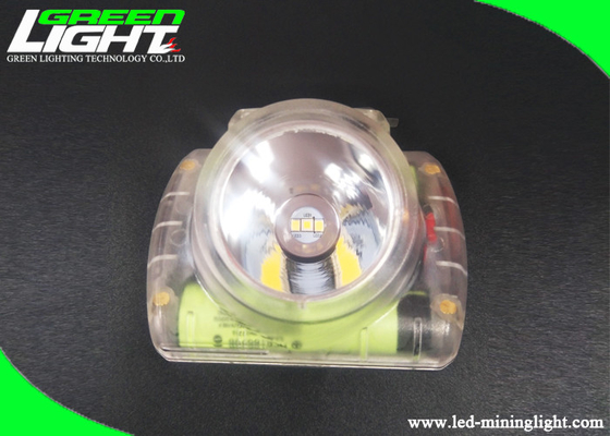 USB Rechargeable Coal Miner Headlight 232lum High Beam Lightweight ABS Shell