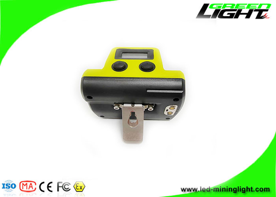18000Lux OLED Screen LED Miner Headlamp Magnetic USB Rechargeable ABS / PC Lamp Body