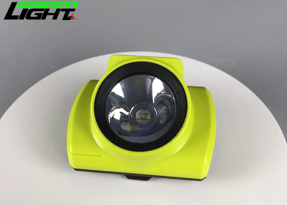 Portable LED Miner'S Cap Lamp 18000lux OLED Display Screen 6800mA Lithium Battery