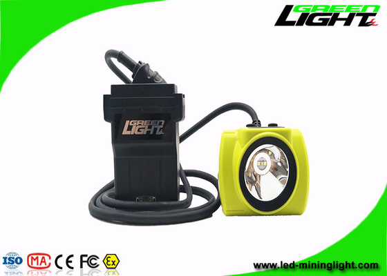 OLED 13.6Ah Rechargeable LED Mining Lamp 25000 Lux Coal Miner Cap Light 18hrs Long Working Time