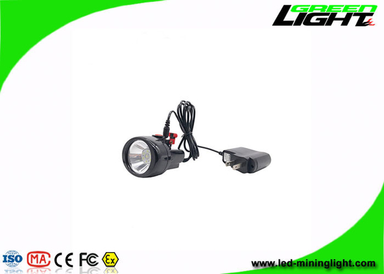 4000lux Waterproof Cordless Mining Cap Lamp 1 Watt Rechargeable 2.8Ah Battery Capacity Mini Miner Headlight