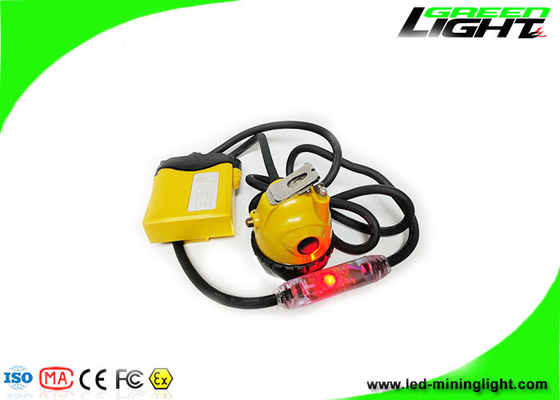 IP68 Waterproof LED Miners Cap Lamp 25000Lux 348lum Underground Mining Headlamps