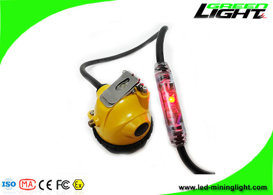 IP68 Waterproof LED Miners Cap Lamp 25000Lux 348lum Underground Mining Headlamps