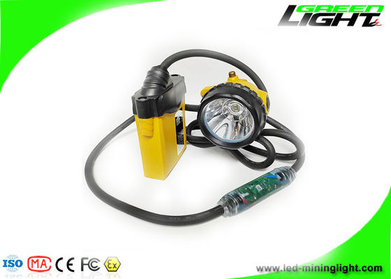 IP68 Waterproof LED Miners Cap Lamp 25000Lux 348lum Underground Mining Headlamps