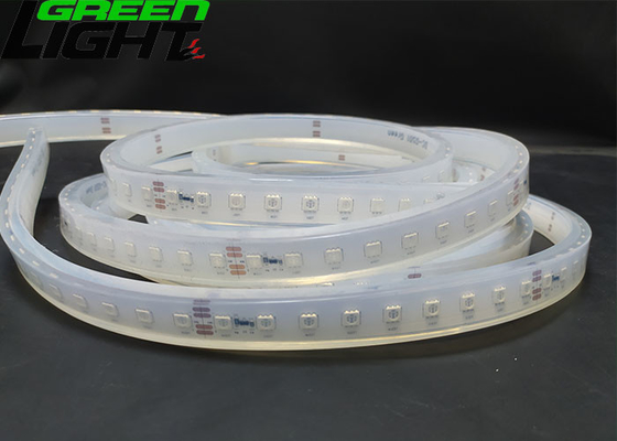 1100LM IP68 Waterproof Led Strip Lights 15W 110V Anti Alkali SMD5050 Silicone Material