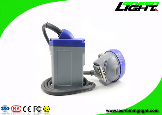 ABS 6.6Ah LED Miners Cap Lamp 216lum 10000lux Waterproof Miners Headlamp