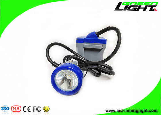 ABS 6.6Ah LED Miners Cap Lamp 216lum 10000lux Waterproof Miners Headlamp