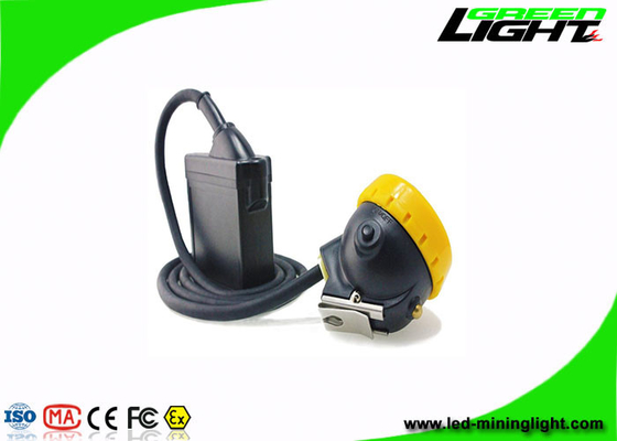7.8Ah Rechargeable Mining Cap Lamps Silicon Button 10000lux 216lum Underground Miner Cap Lamp