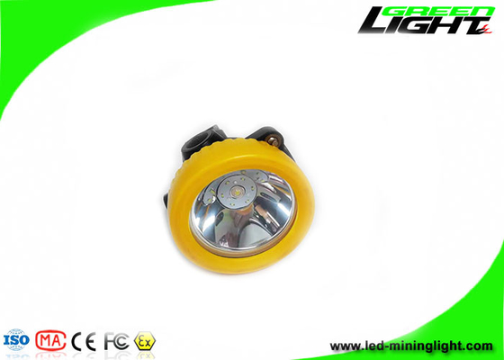 5000lux Portable Led Cordless Miner Headlight 2.2Ah Rechargeable Li - ion Battery PP Meterial