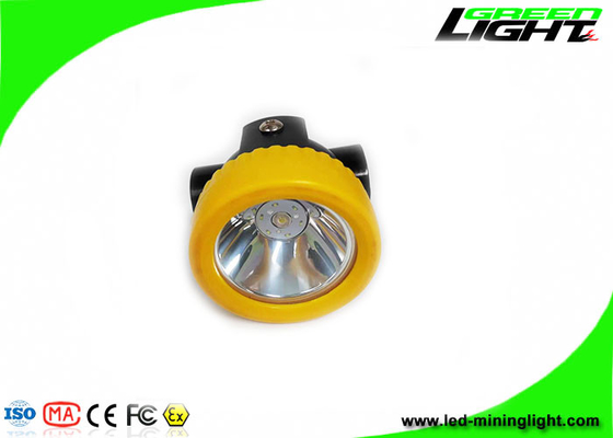 5000lux Portable Led Cordless Miner Headlight 2.2Ah Rechargeable Li - ion Battery PP Meterial