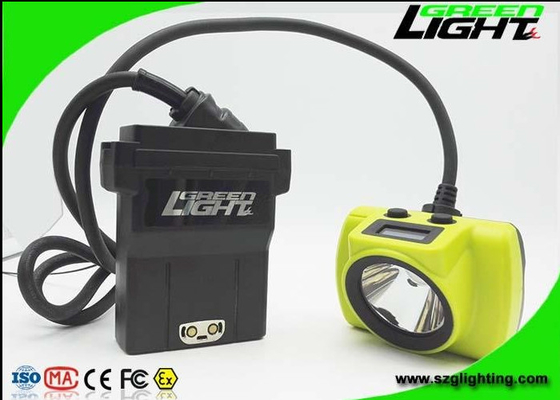 13.6Ah Coal Mining Lights Panasonic Battery USB 25000Lux 530lum IP68 Waterproof Miner Cap Lamp