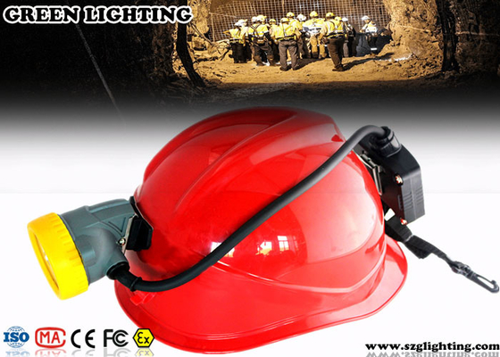 5600mAH 3.7V Mining Cap Lights Semi - Corded Type 1.3 Watt Power CE / ATEX Certified