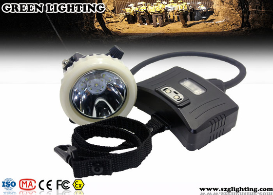3.7V IP67 CREE Mining Cap Lights With Rear Warning Light Atex Certification
