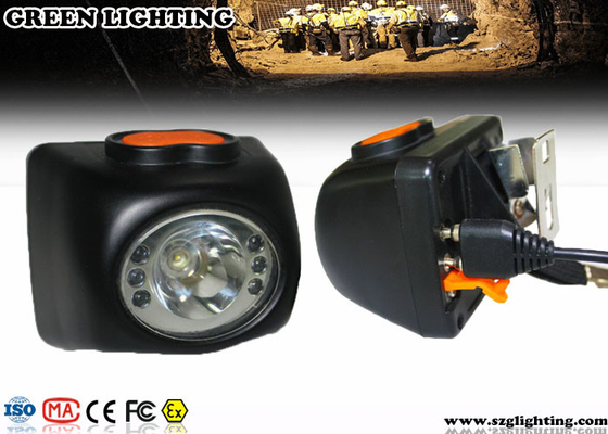 300mA Digital 4.5Ah Cordless Cap Lamp , Anti-Explosive Miners Cap Lamps Cordless 