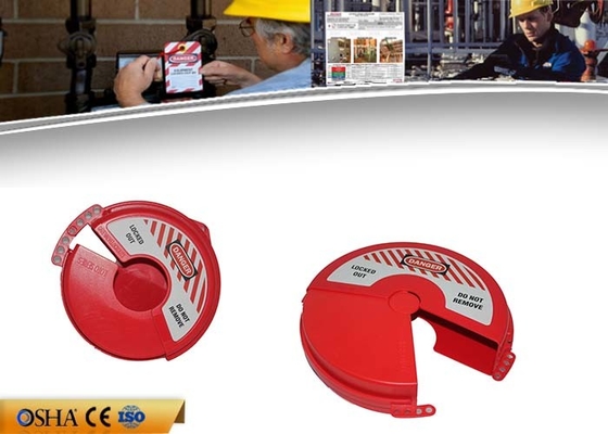 ABS Gate Valve Locking Device , 470g Weight Custom Logo Valve Lockout