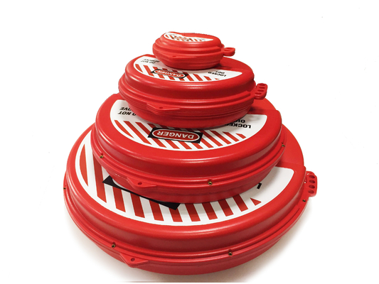 ABS Gate Valve Locking Device , 470g Weight Custom Logo Valve Lockout