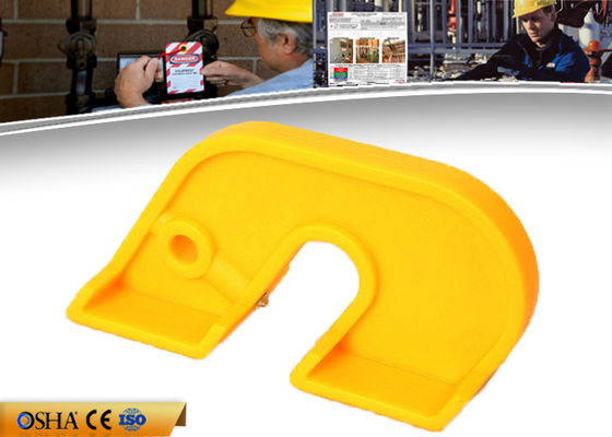 Nylon Breaker Lock Out Tag Out , 60g Yellow Circuit Breaker Loto Devices